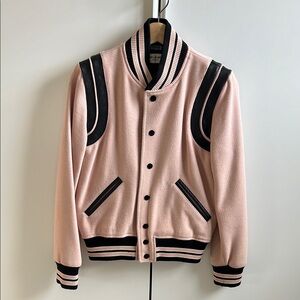 Saint Laurent Paris Teddy Varsity Jacket